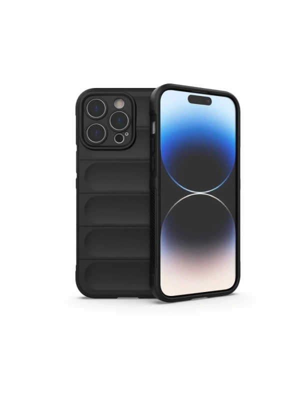 Newface Apple iPhone 16 Pro Max Kılıf Optimum Silikon - Siyah
