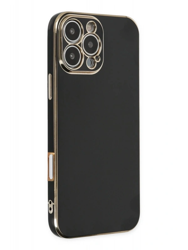 Newface Apple iPhone 16 Pro Max Kılıf Volet Silikon - Siyah