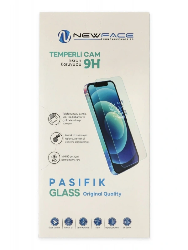 Newface Apple iPhone 16 Pro Max Pasifik Cam Ekran Koruyucu