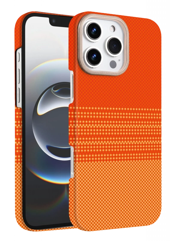 Newface Apple iPhone 16 Pro Max Vega Magsafe Kapak - Turuncu