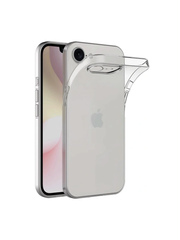 Newface Apple iPhone 16E Kılıf Lüx Şeffaf Silikon