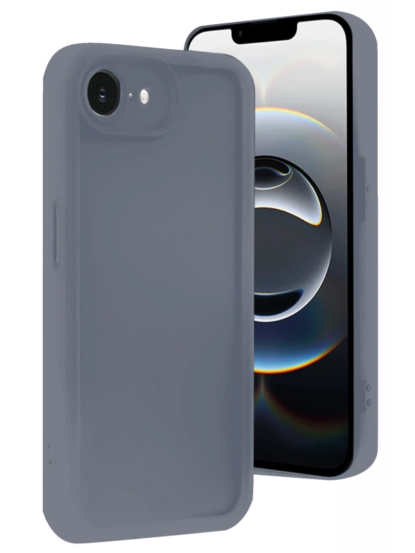 Newface Apple iPhone 16E Kılıf Viera Silikon - Gri