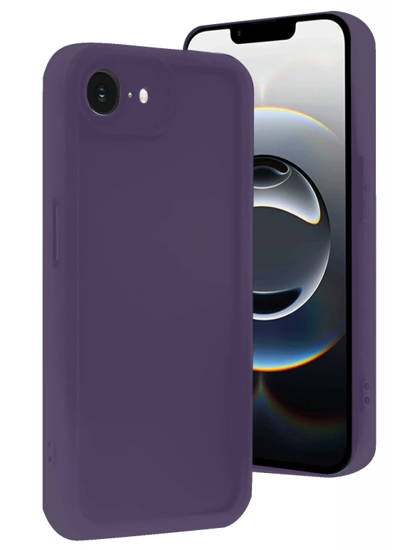 Newface Apple iPhone 16E Kılıf Viera Silikon - Mor