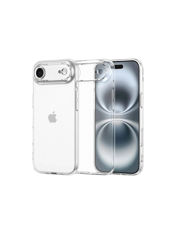 Newface Apple iPhone 17 Air Lüx Şeffaf Silikon - Şeffaf