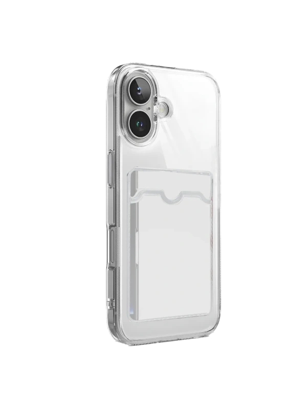 Newface Apple iPhone 17 Kart Şeffaf Silikon - Şeffaf