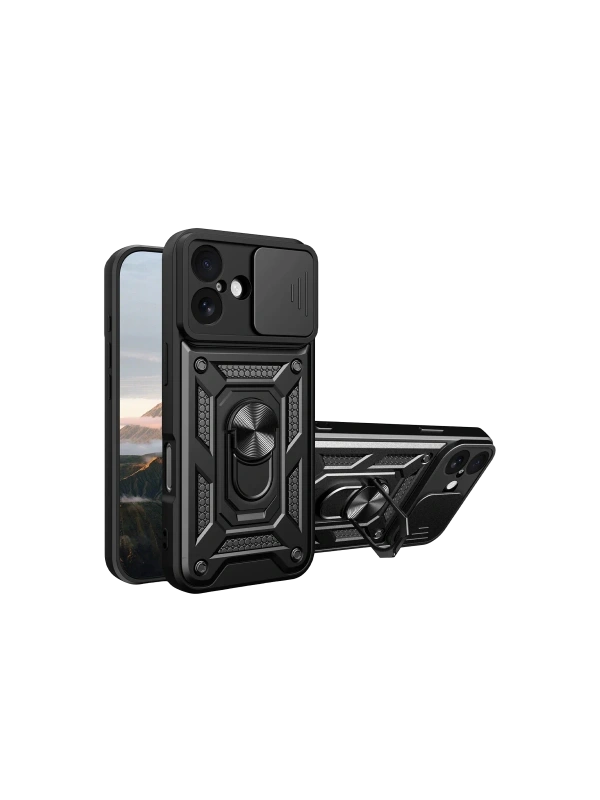 Newface Apple iPhone 17 Pars Lens Yüzüklü Silikon