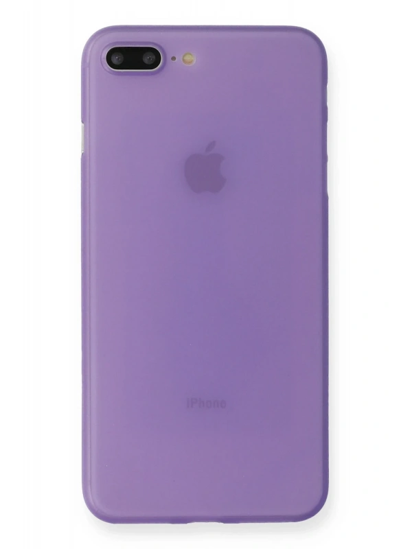 Newface Apple iPhone 7 Plus Kılıf PP Ultra İnce Kapak - Mor