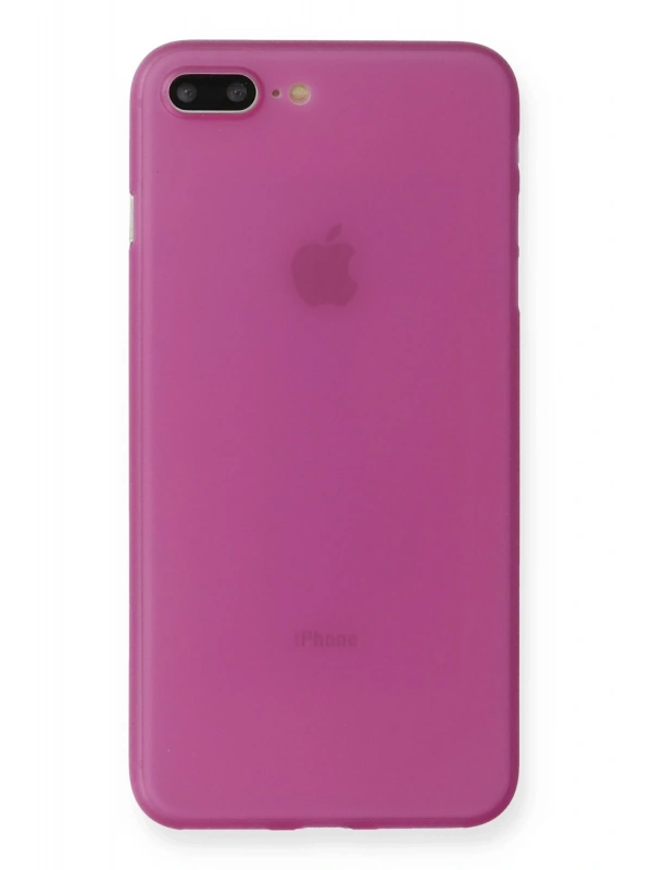 Newface Apple iPhone 7 Plus Kılıf PP Ultra İnce Kapak - Pembe
