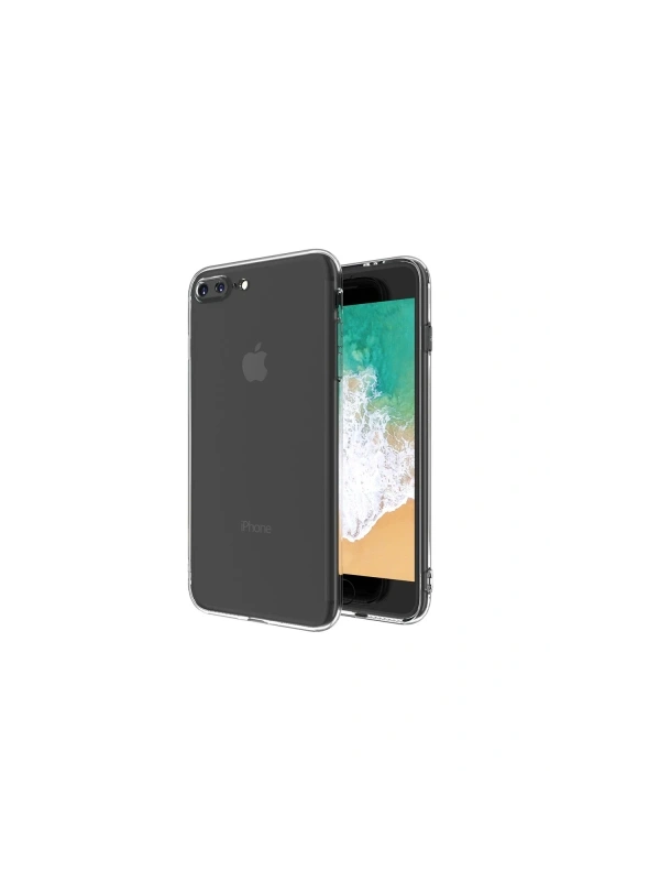 KILIFINI SEÇ - Apple iPhone 8 Plus Kılıf Deluxe 2mm Şeffaf Silikon