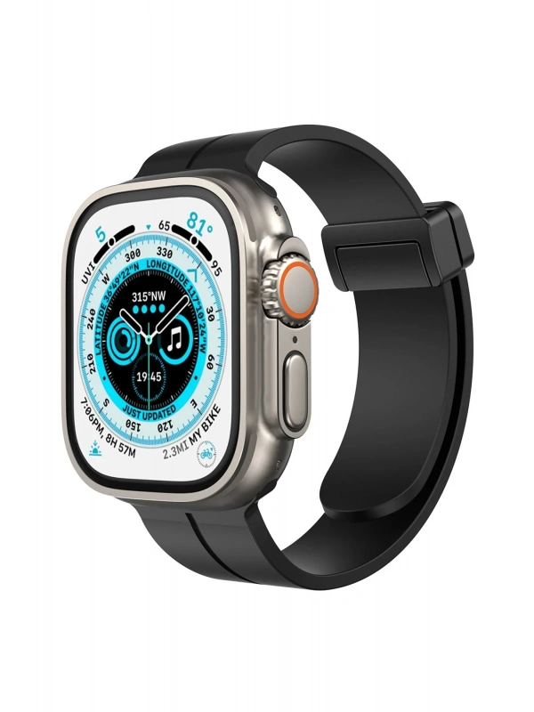 Newface Apple Watch 38mm KR412 Elegance Stylısh Kordon - Siyah
