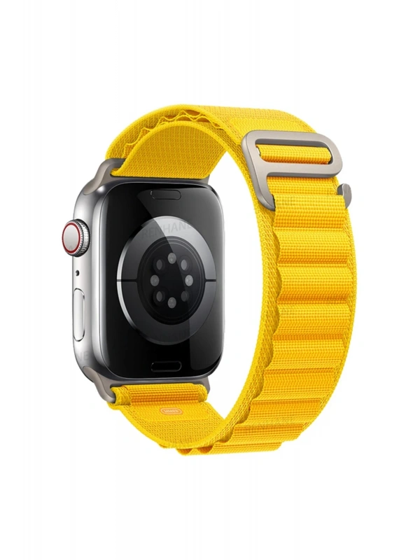 Newface Apple Watch 42mm Mountain Kordon - Sarı