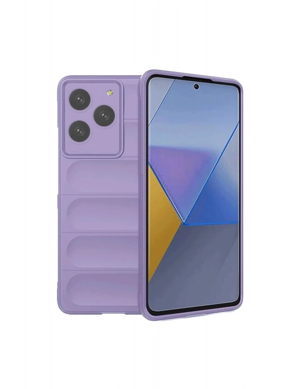 Newface General Mobile Era 50 Kılıf Optimum Silikon - Lila