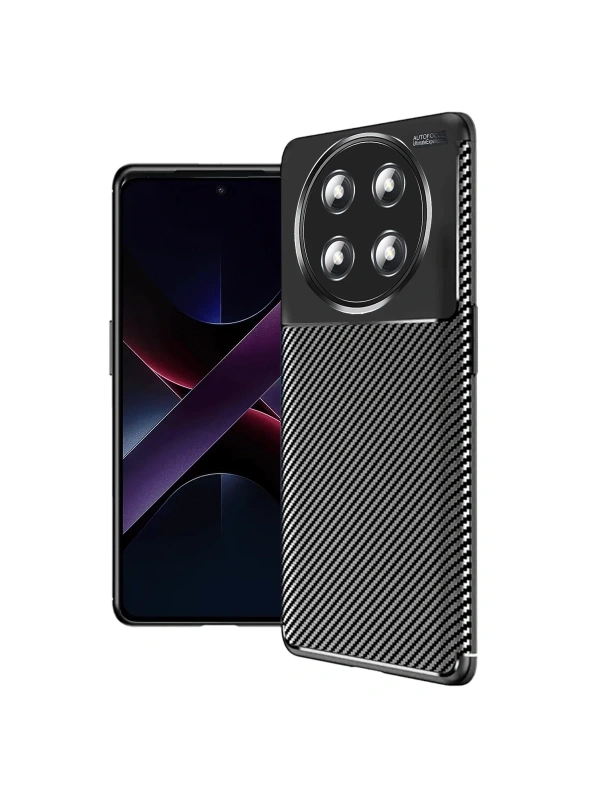Newface Honor Magic 7 Lite Kılıf Auto Focus Karbon Kapak