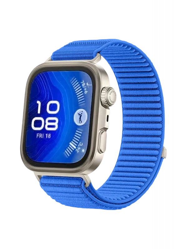 Newface Huawei Fit 4 Braid Kordon - Mavi