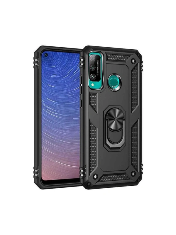KILIFINI SEÇ - Huawei P40 Lite E Kılıf Sofya Yüzüklü Silikon Kapak