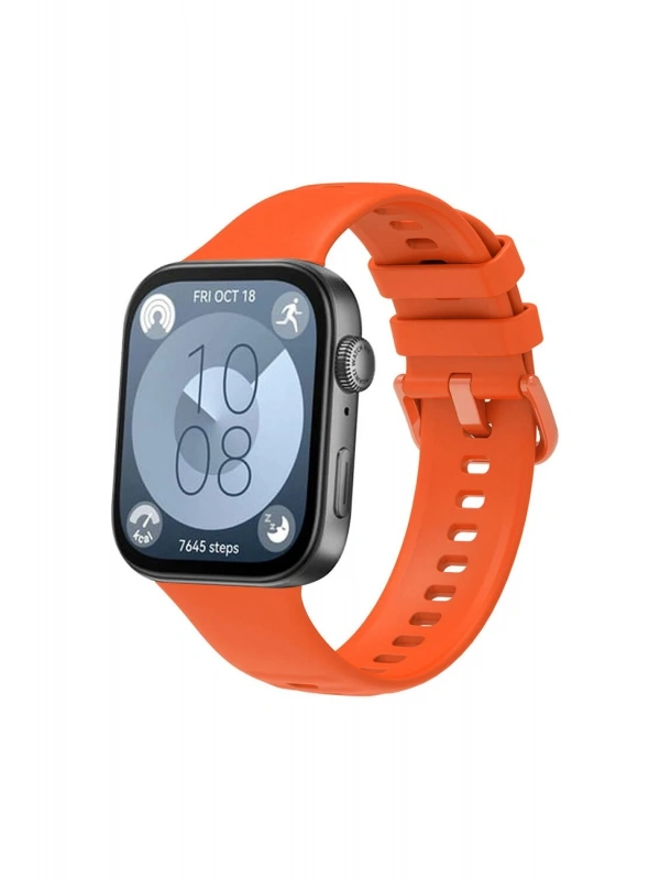 Newface Huawei Watch Fit 3 Klasik Kordon - Turuncu