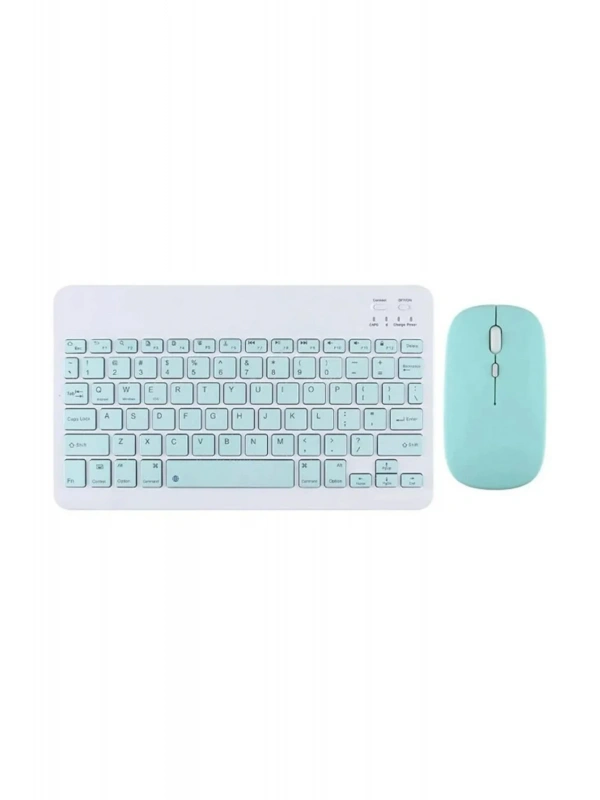 Newface KYB71 Kablosuz Türkçe Q Klavye Mouse Set - Açık Yeşil