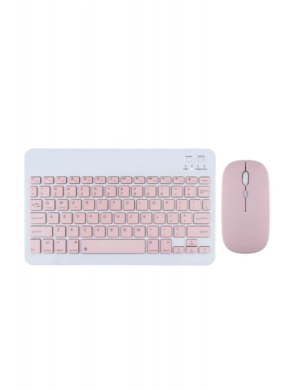 Newface KYB71 Kablosuz Türkçe Q Klavye Mouse Set - Pembe