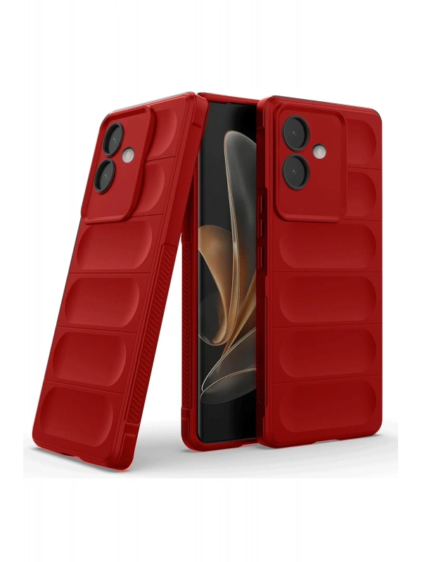 Newface Oppo A3 Kılıf Optimum Silikon - Kırmızı