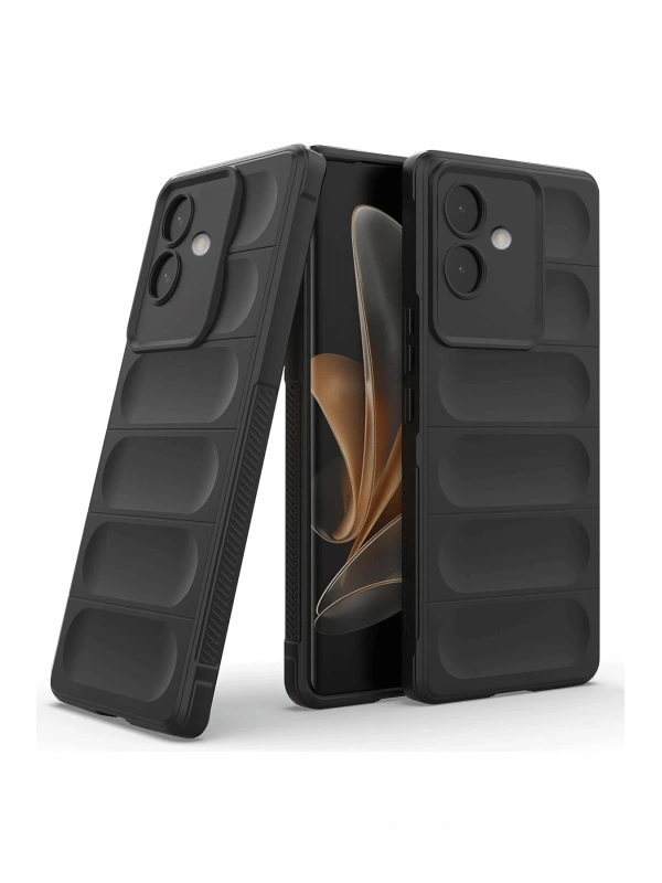 Newface Oppo A3 Kılıf Optimum Silikon - Siyah