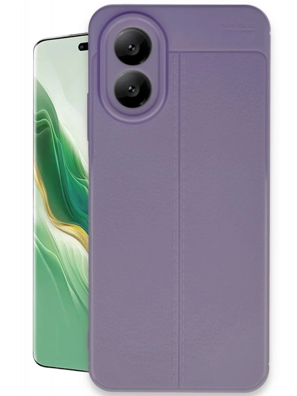Newface Oppo A38 Kılıf Auto Focus Kapak - Lila