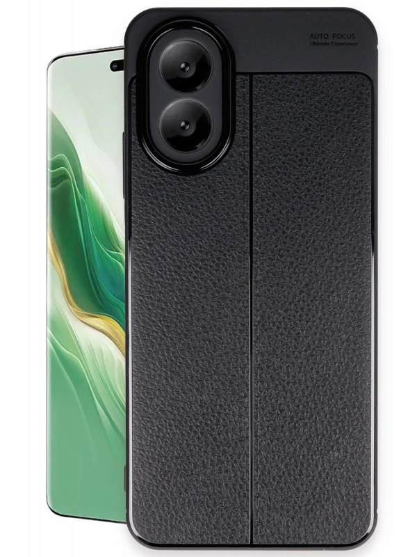 Newface Oppo A38 Kılıf Auto Focus Kapak - Siyah