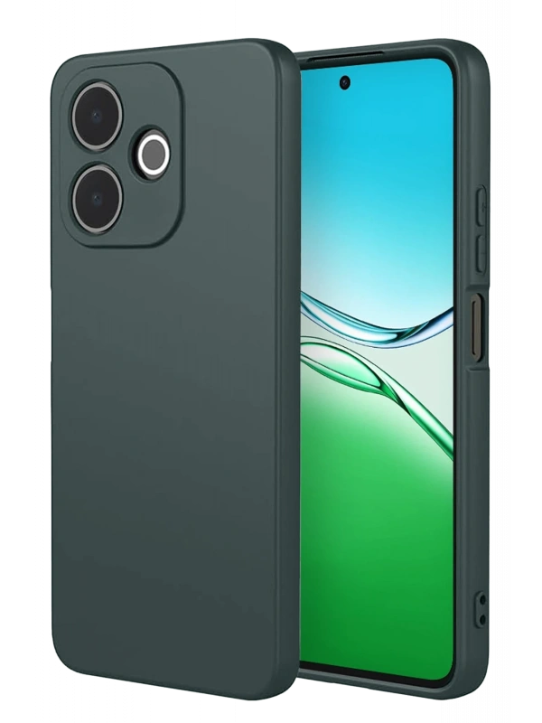 Newface Oppo A5 Pro 4G First Silikon - Koyu Yeşil