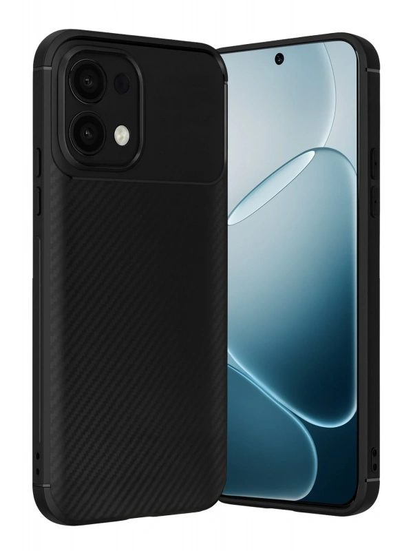 Newface Oppo A6 Pro 4G Auto Focus Karbon Kapak - Siyah