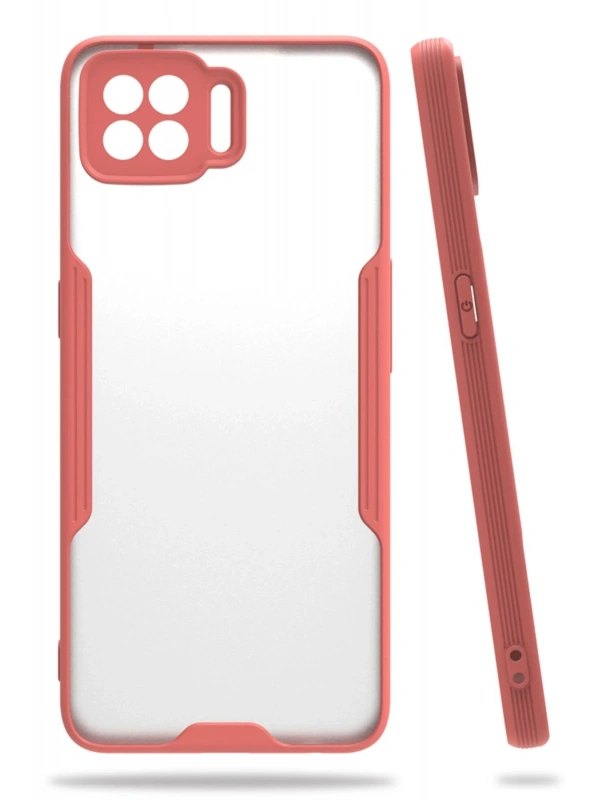 Newface Oppo A73 Kılıf Platin Silikon - Pembe