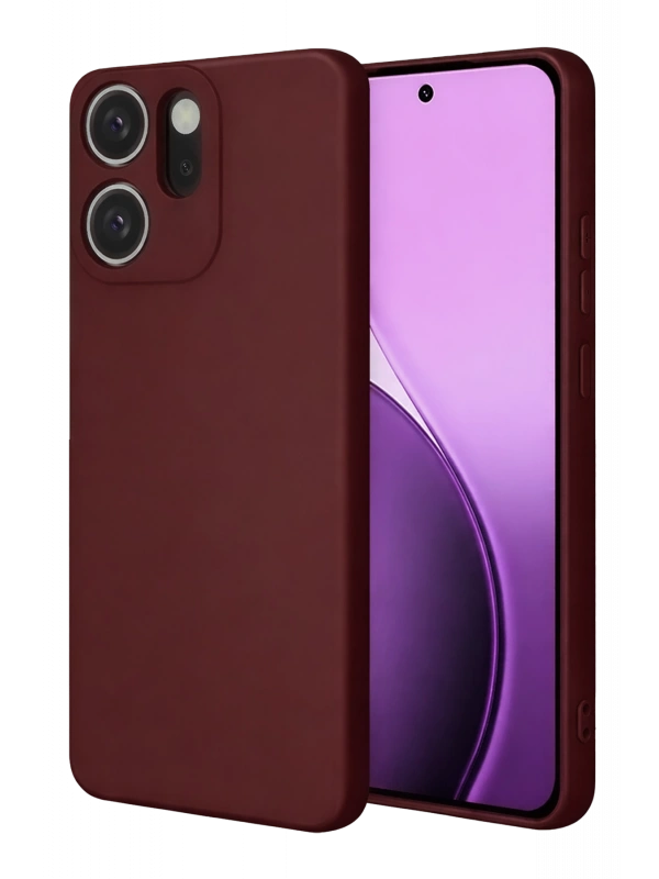 Newface Oppo Reno 14F First Silikon - Bordo