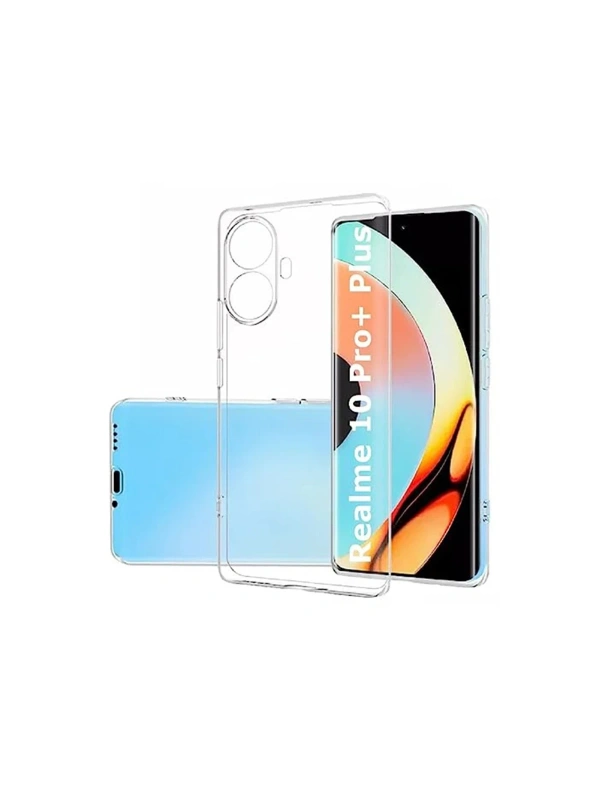 KILIFINI SEÇ - Realme 10 Pro Plus 5G Kılıf Lüx Şeffaf Silikon