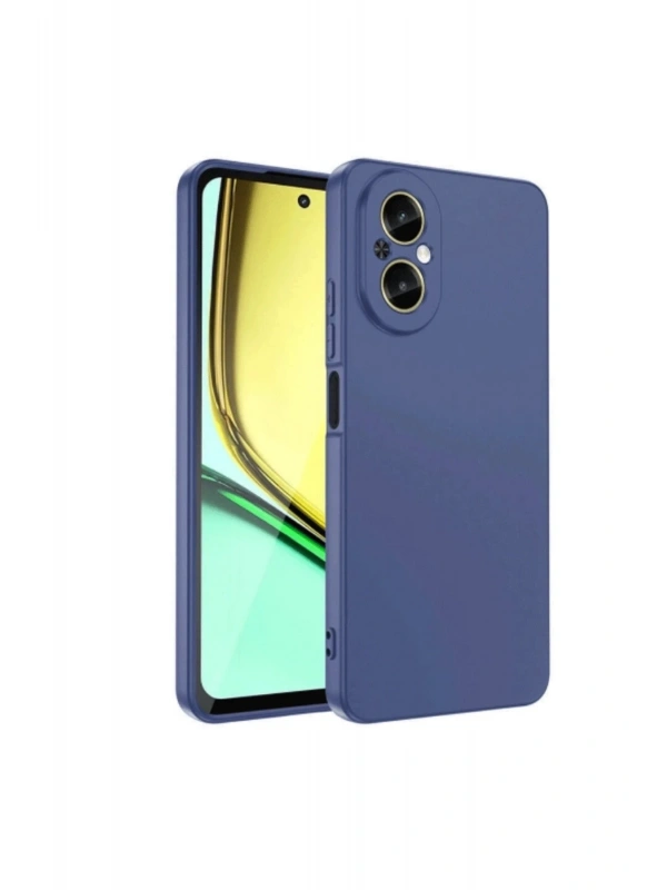 Newface Realme 12 Lite Kılıf First Silikon - Lacivert