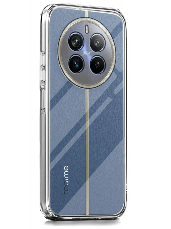 Newface Realme 12 Pro Plus Kılıf Lüx Şeffaf Silikon