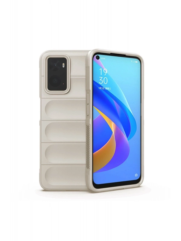 Newface Realme 9i 4G Kılıf Optimum Silikon - Krem