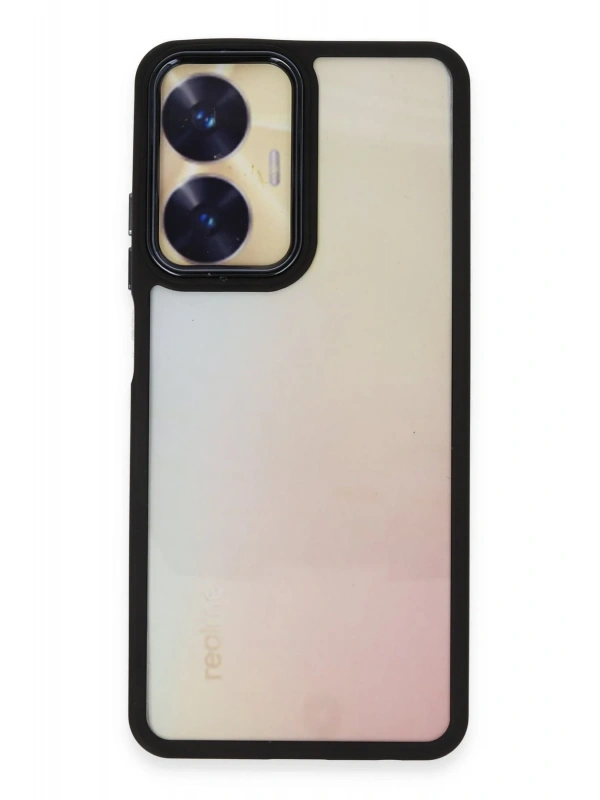 Newface Realme C55 Kılıf Dora Kapak - Siyah