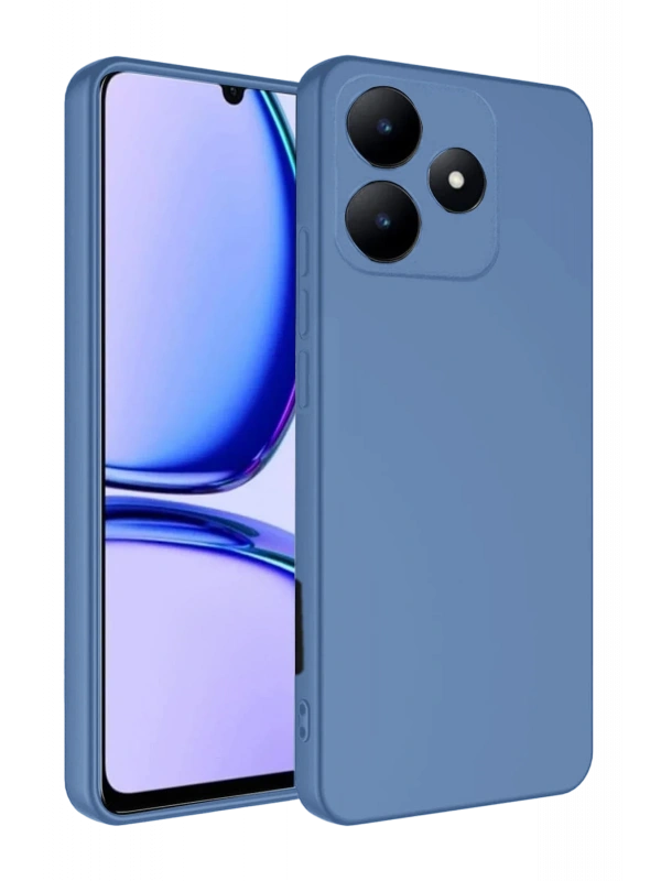 Newface Realme C61 Kılıf First Silikon - Mavi