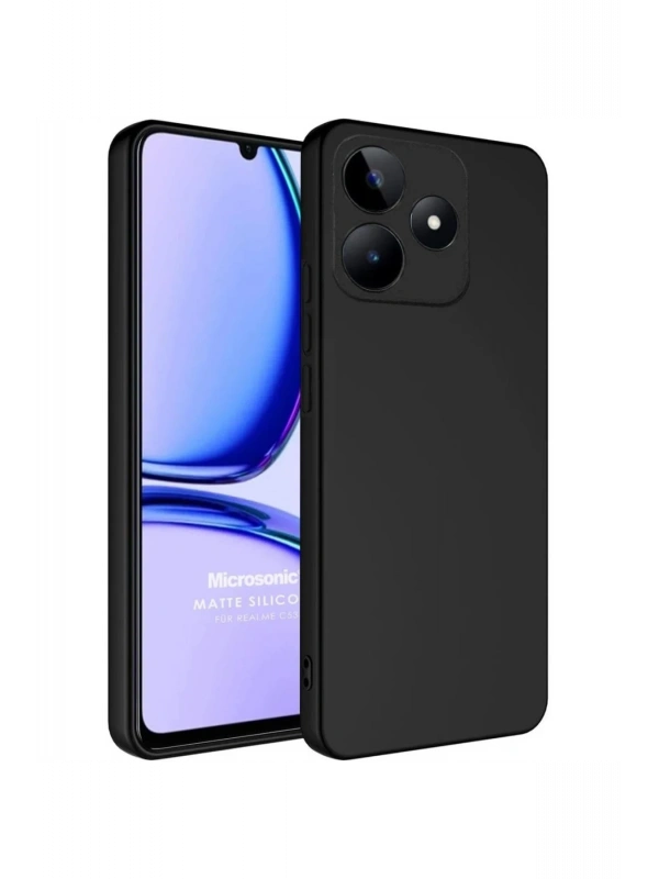 Newface Realme C61 Kılıf First Silikon - Siyah