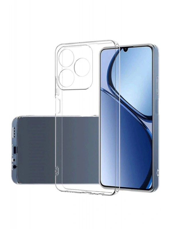 Newface Realme C61 Kılıf Lüx Şeffaf Silikon
