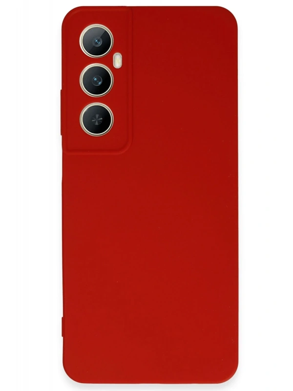 Newface Realme C65 Kılıf First Silikon - Kırmızı