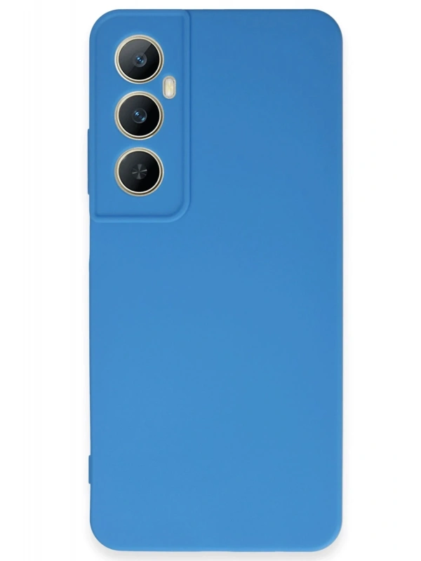 Newface Realme C65 Kılıf First Silikon - Mavi