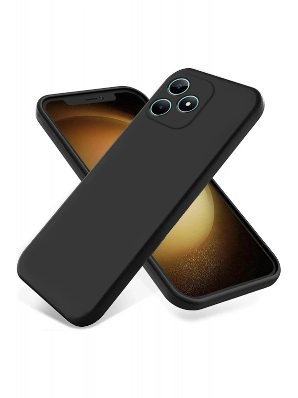 Newface Realme Note 50 4G Kılıf First Silikon - Siyah