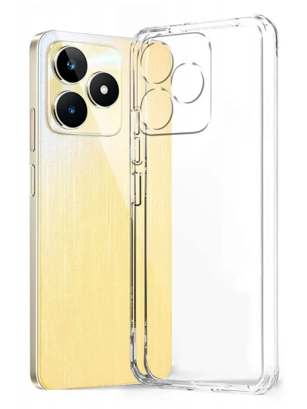 Newface Realme Note 50 4G Kılıf Lüx Şeffaf Silikon