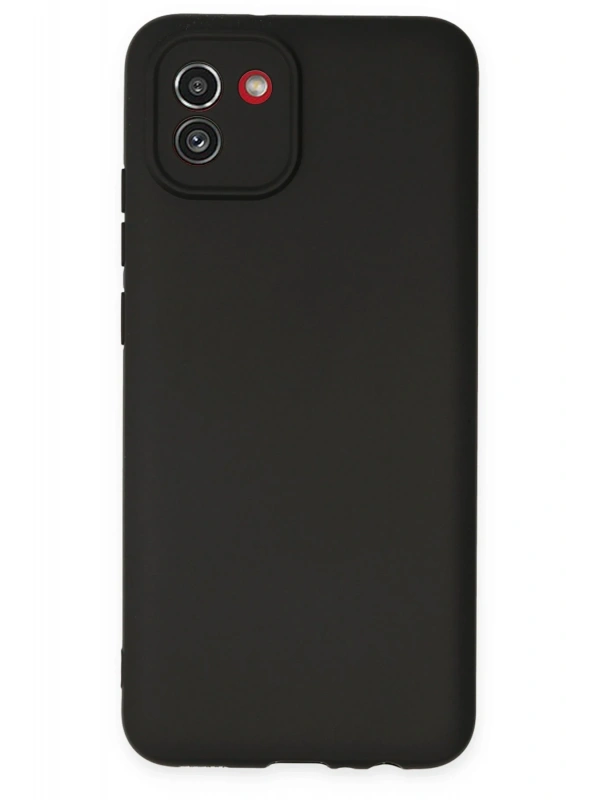 Newface Samsung Galaxy A03 Kılıf First Silikon - Siyah