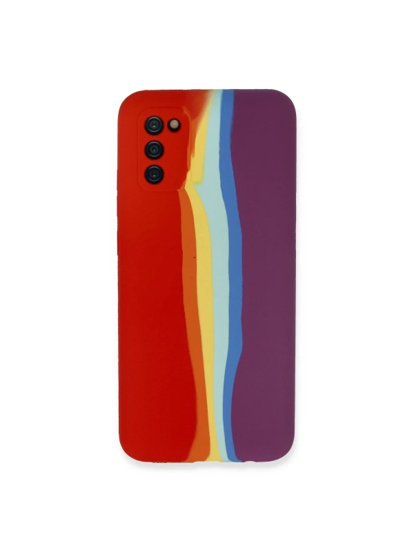 Newface Samsung Galaxy A03S Kılıf Ebruli Lansman Silikon