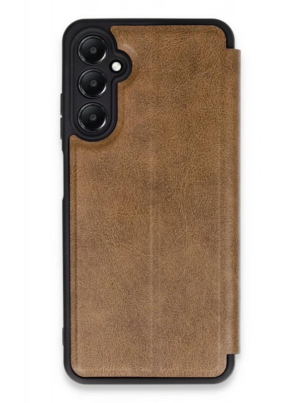 Newface Samsung Galaxy A05S Kılıf Flip Cover - Taba