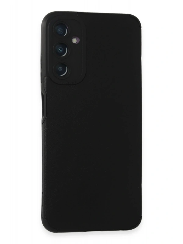 Newface Samsung Galaxy A05S Kılıf Loop Deri Silikon - Siyah