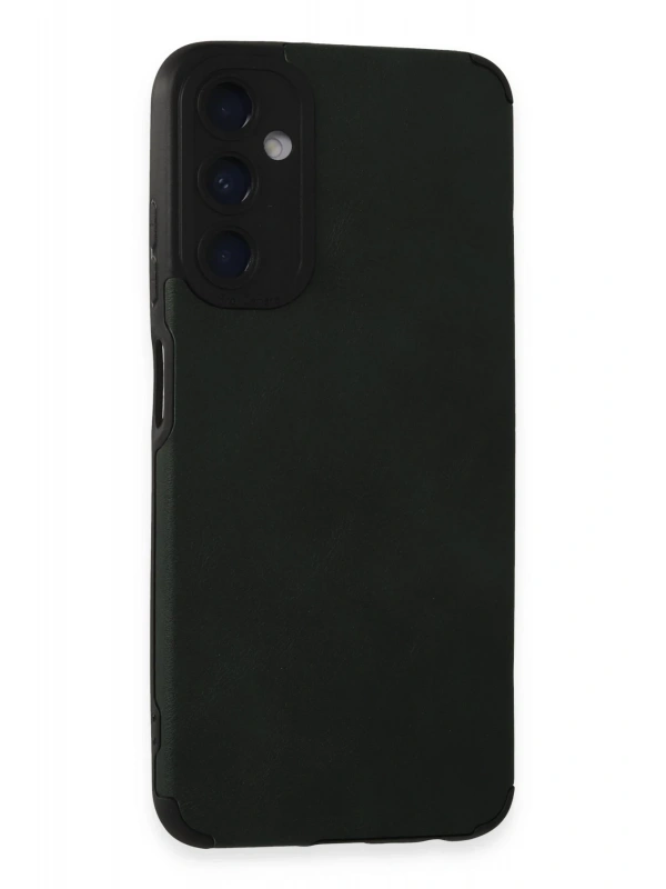 Newface Samsung Galaxy A05S Kılıf Loop Deri Silikon - Yeşil