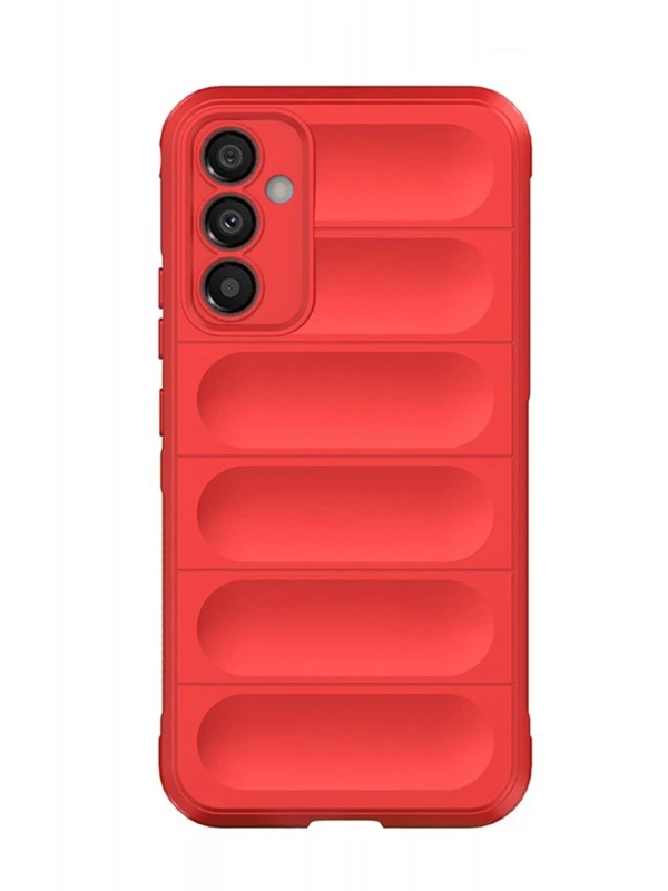 Newface Samsung Galaxy A05S Kılıf Optimum Silikon - Kırmızı