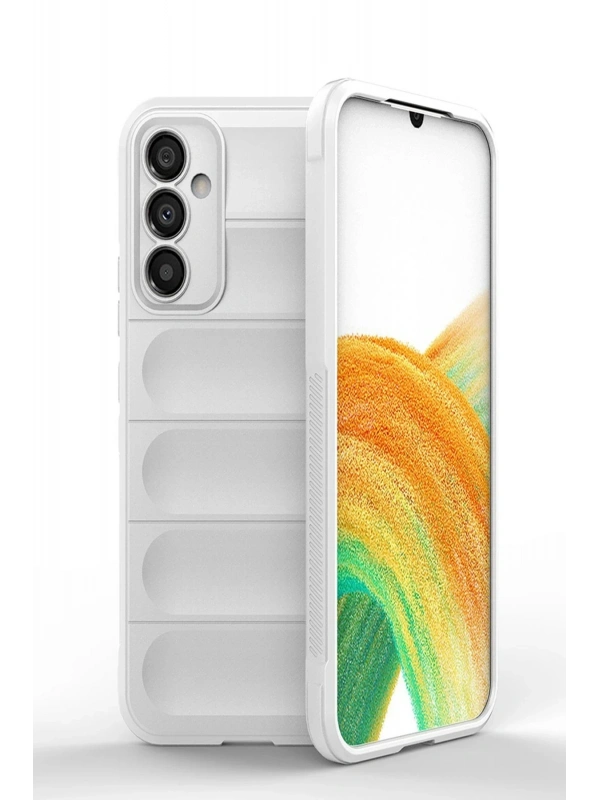Newface Samsung Galaxy A05S Kılıf Optimum Silikon - Krem