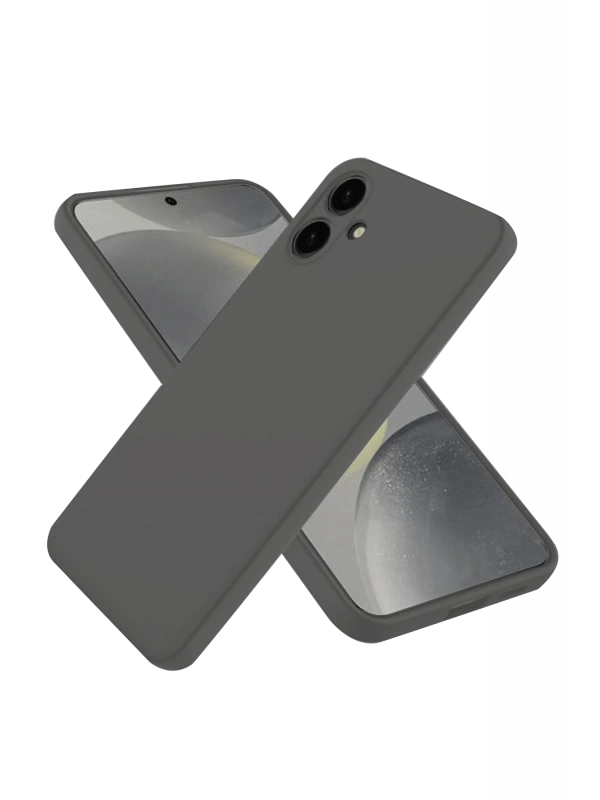 Newface Samsung Galaxy A06 Kılıf First Silikon - Gri